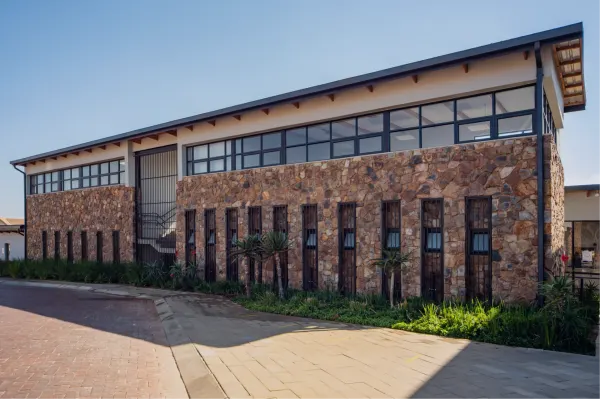 Broadacres Academy, a stone-clad school building