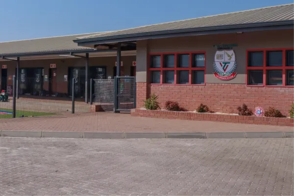 Vaal Triangle Preparatory, the face-brick front of the school